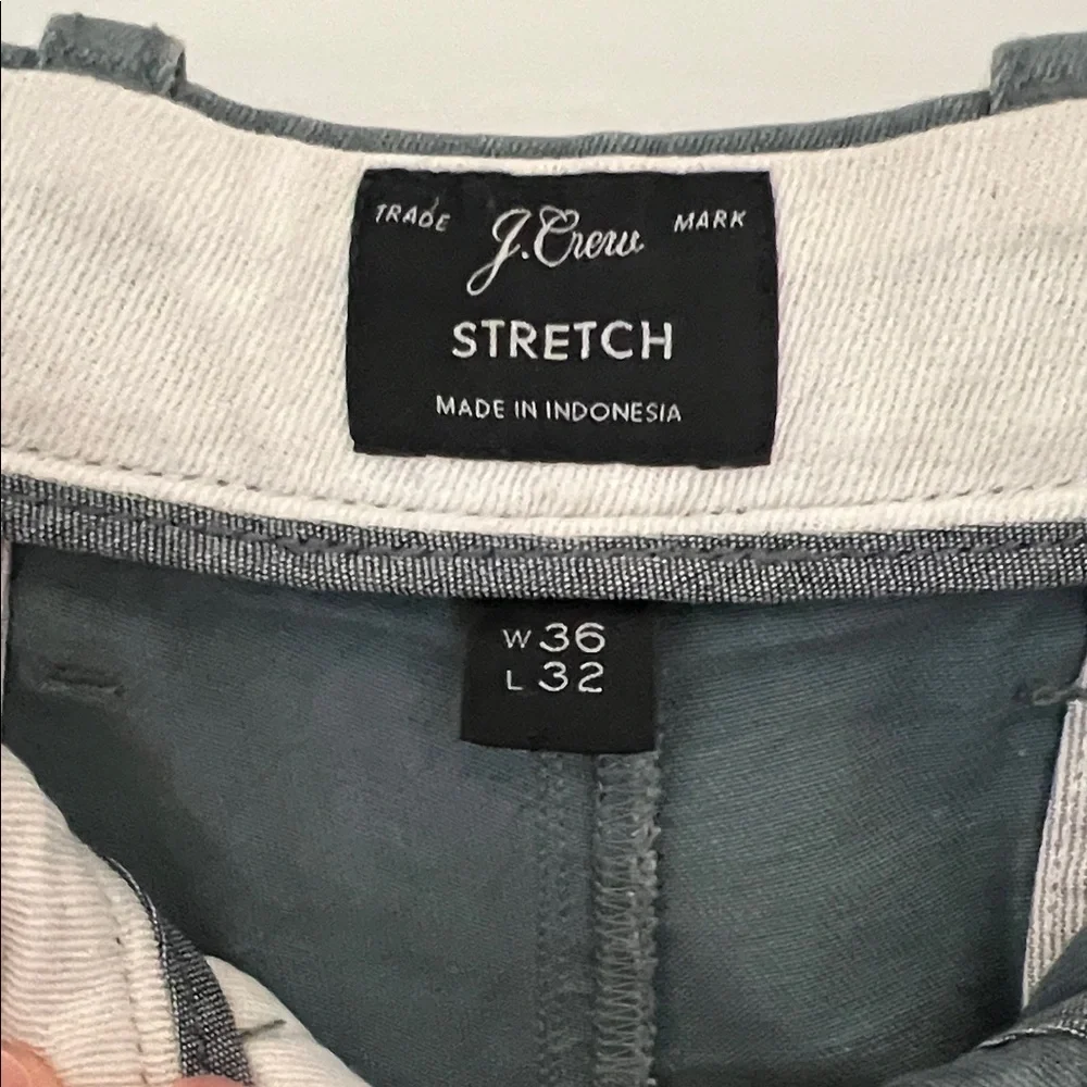 J. Crew Men's Dark Green Chinos